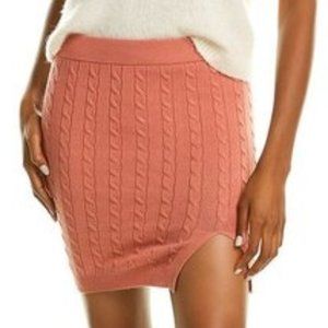 Kerrick Cable-Knit Mini Skirt NWOT